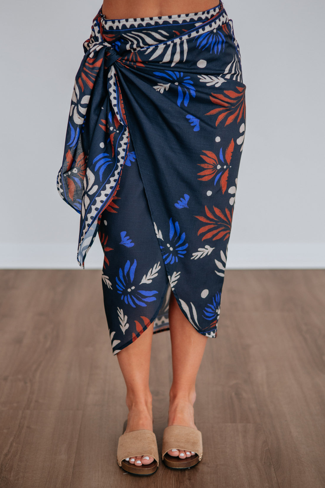 Botanical Breeze Wrap Skirt