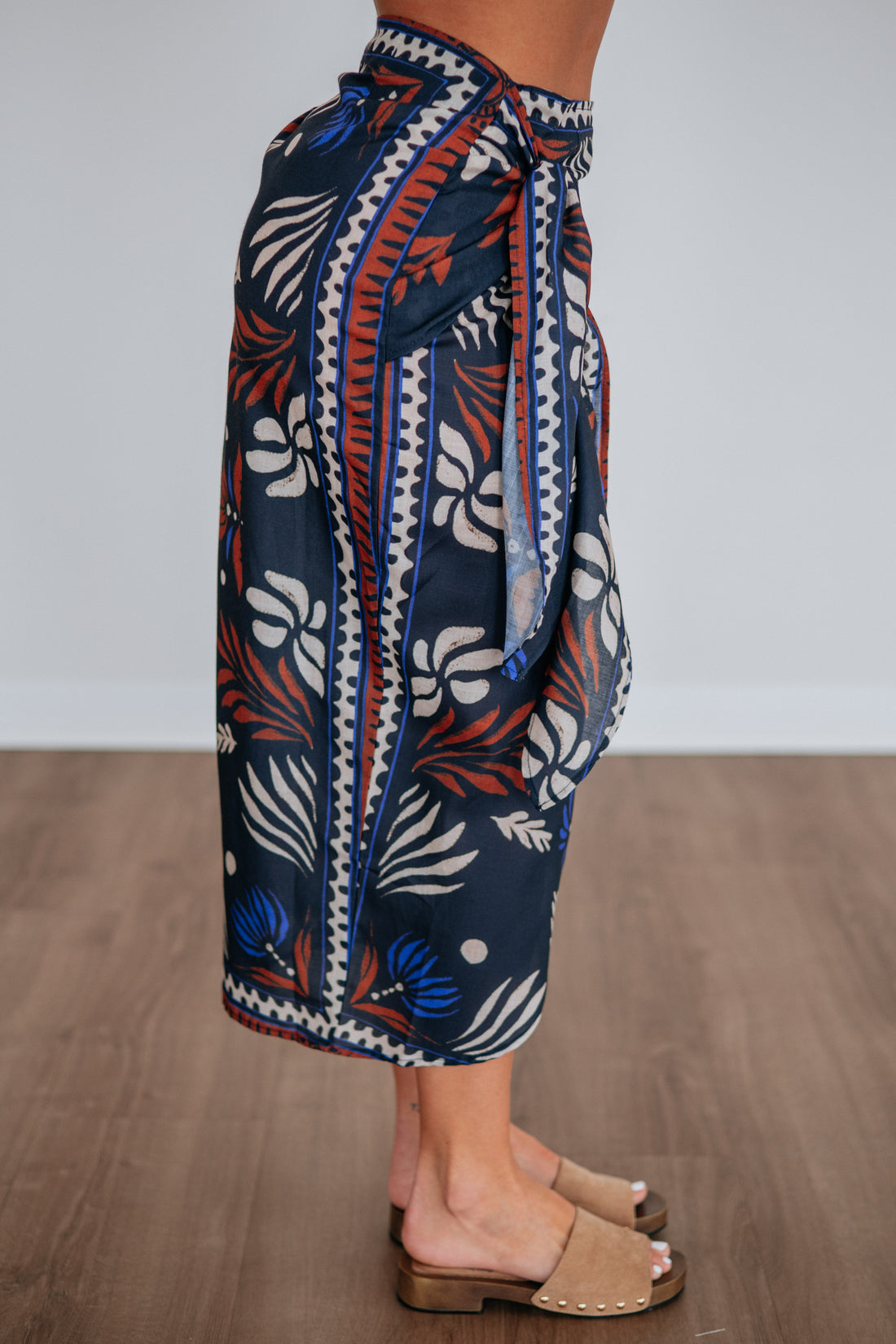 Botanical Breeze Wrap Skirt