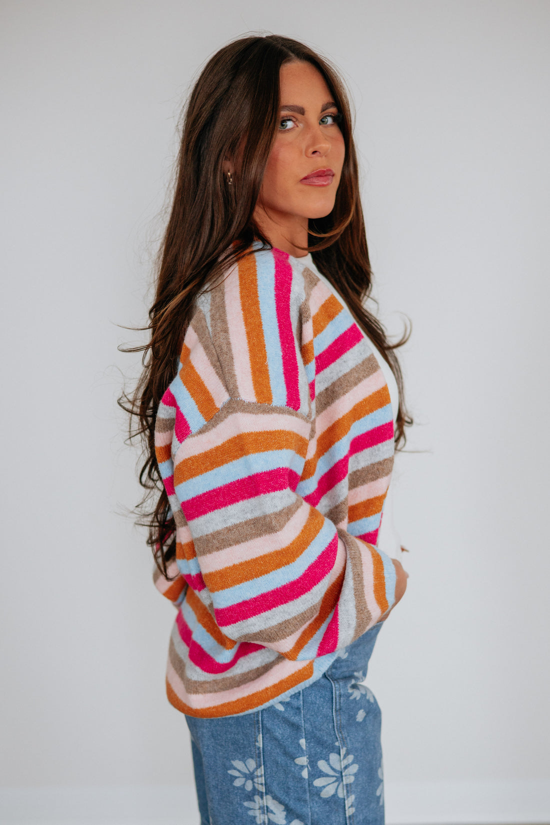 Claribel Striped Cardigan