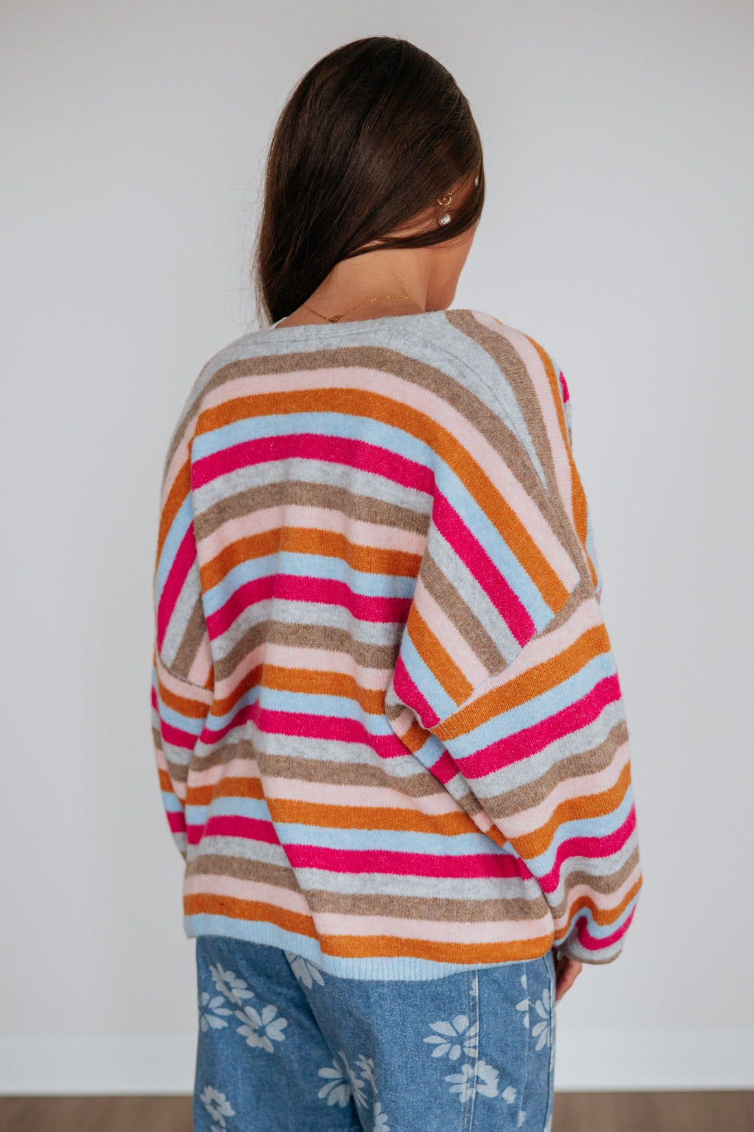 Claribel Striped Cardigan