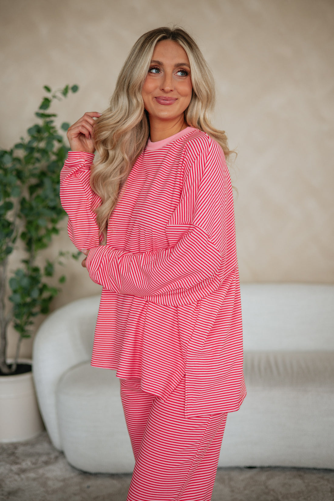 Cayla Striped Top - Bubblegum Mix