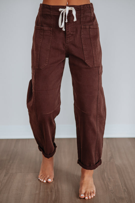 Kodi Risen Cargo Jeans - Chocolate