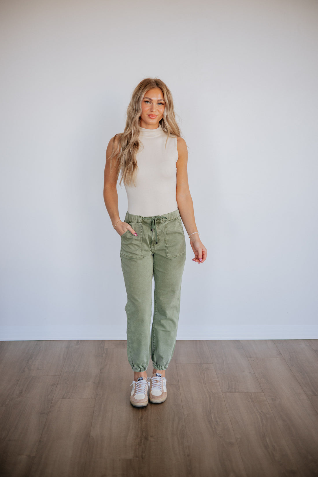 Drea Mica Joggers - Olive