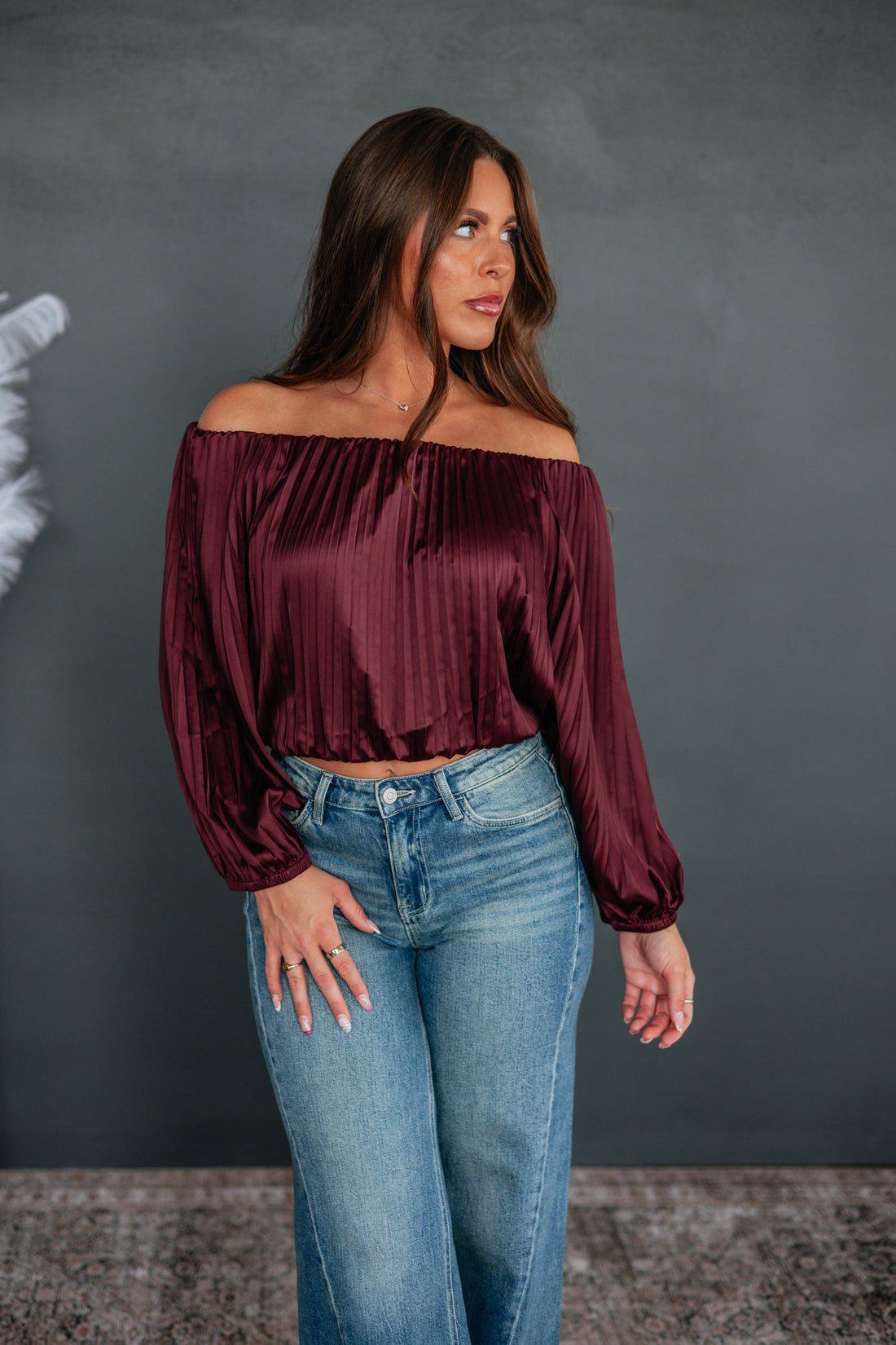 Emersyn Satin Top