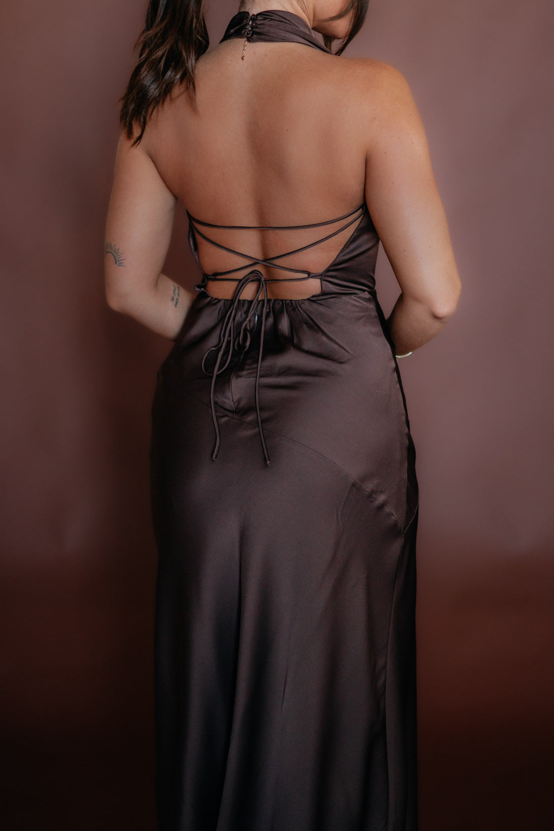 Kassie Satin Maxi Dress