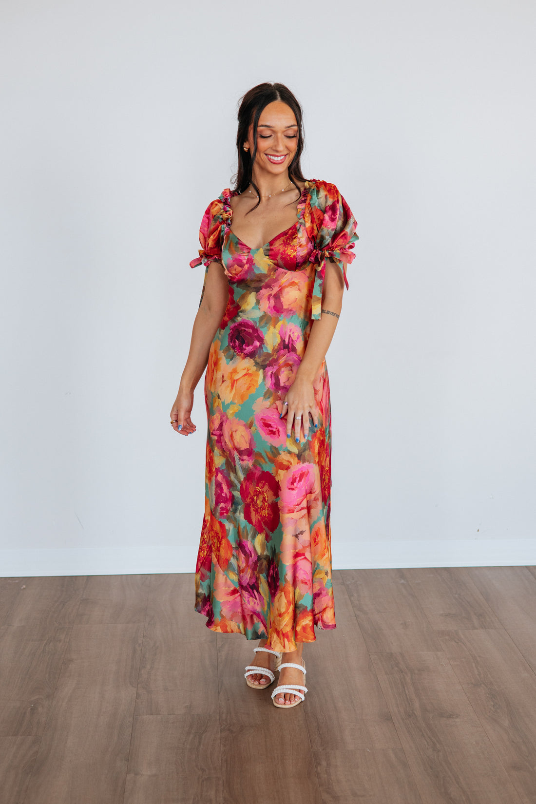 Isabel Satin Dress