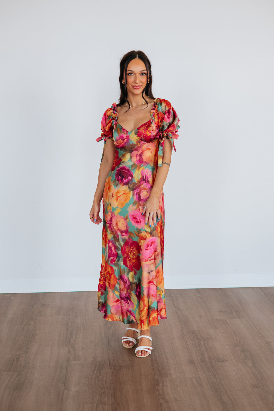 Isabel Satin Dress