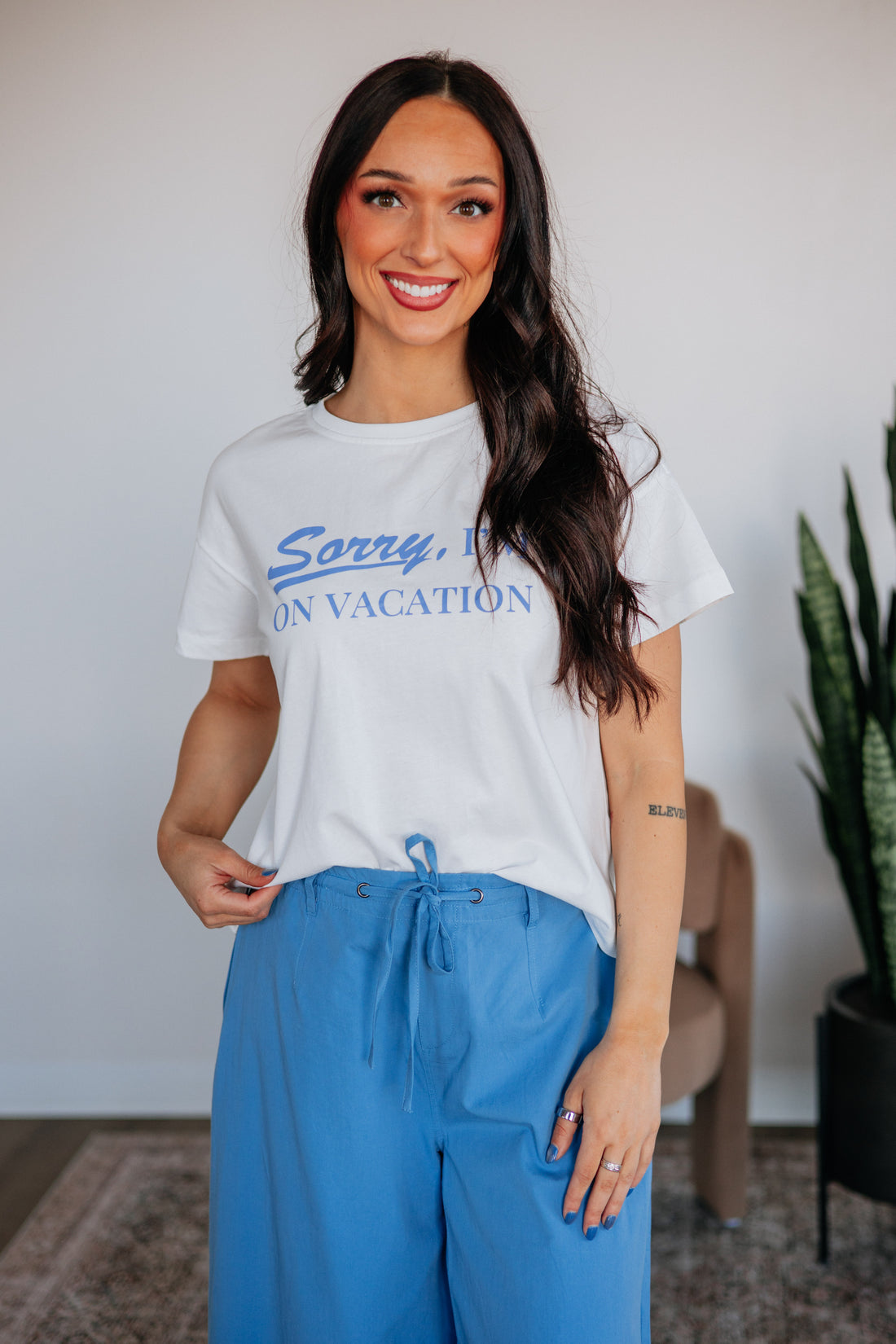 Sorry, I'm On Vacation Tee