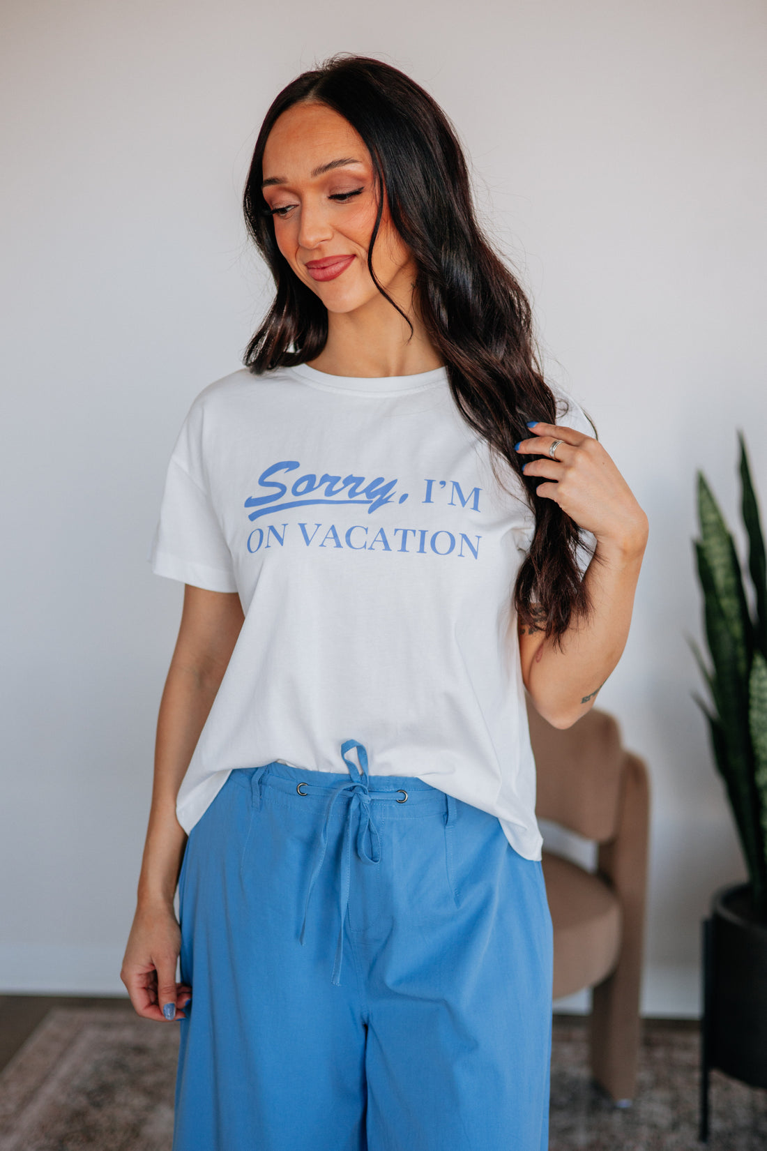 Sorry, I'm On Vacation Tee