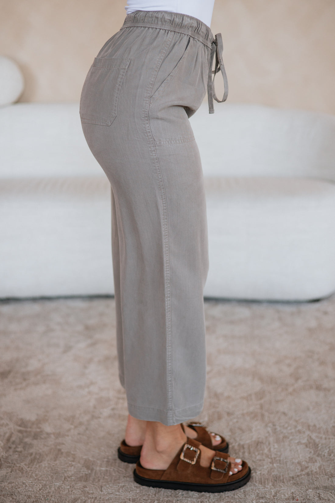 Duncan Casual Pants - Earth Grey