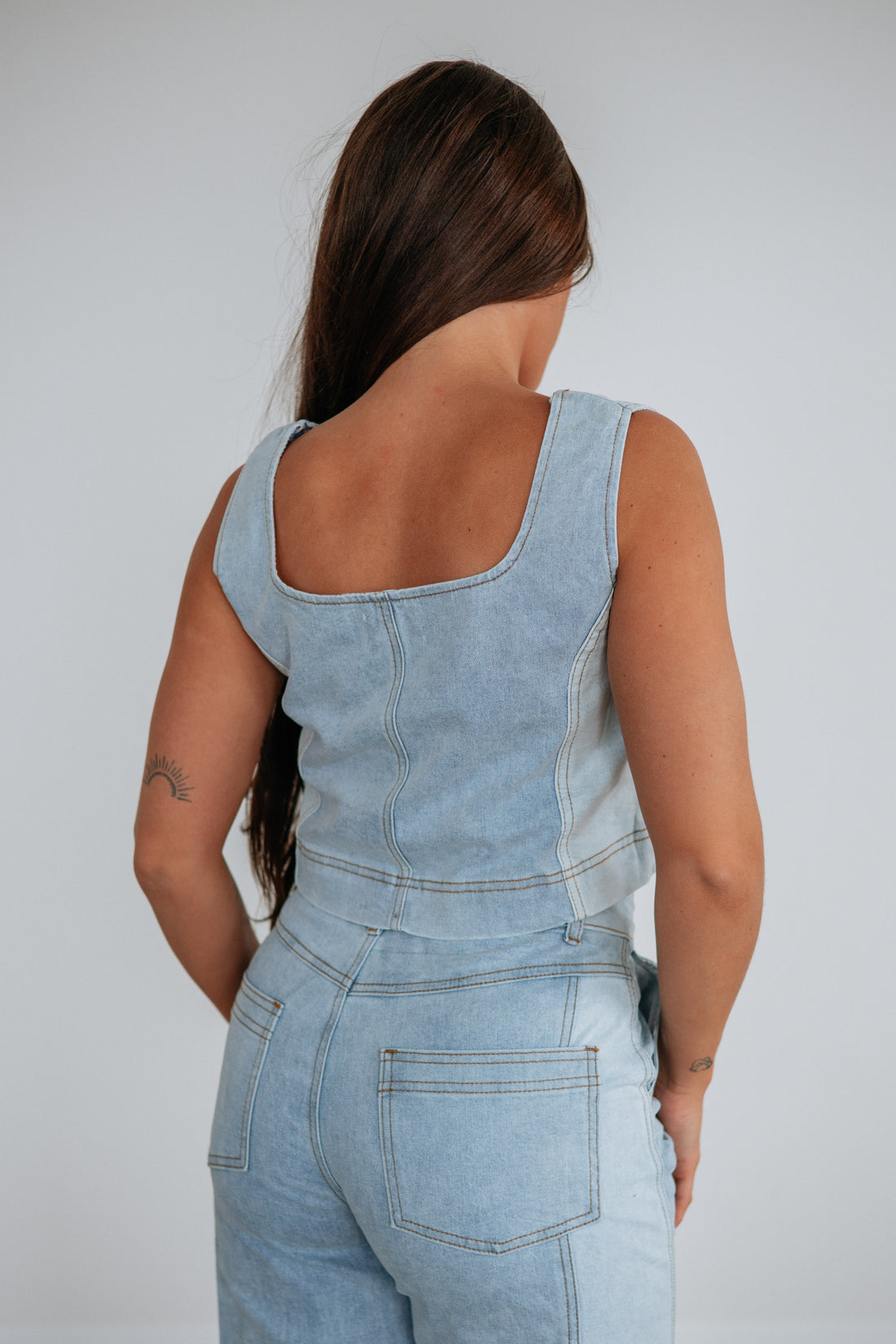 Jadia Denim Tank