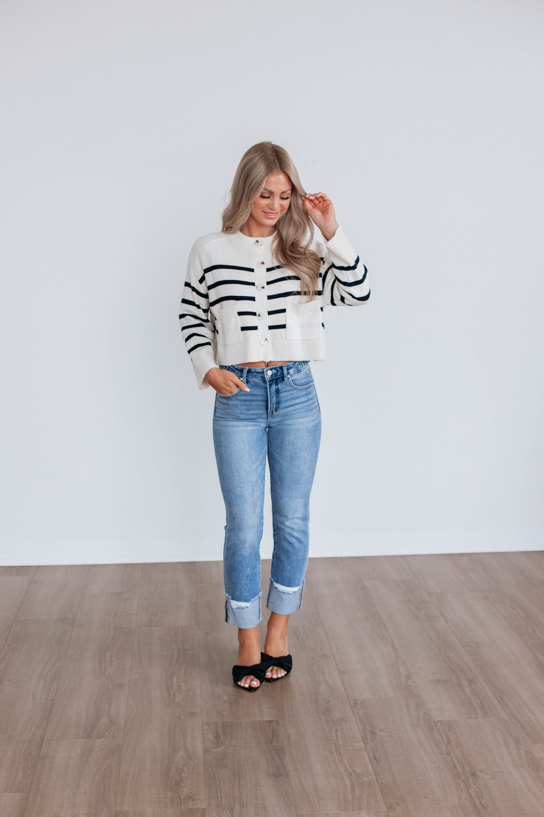 Harbor Striped Cardigan