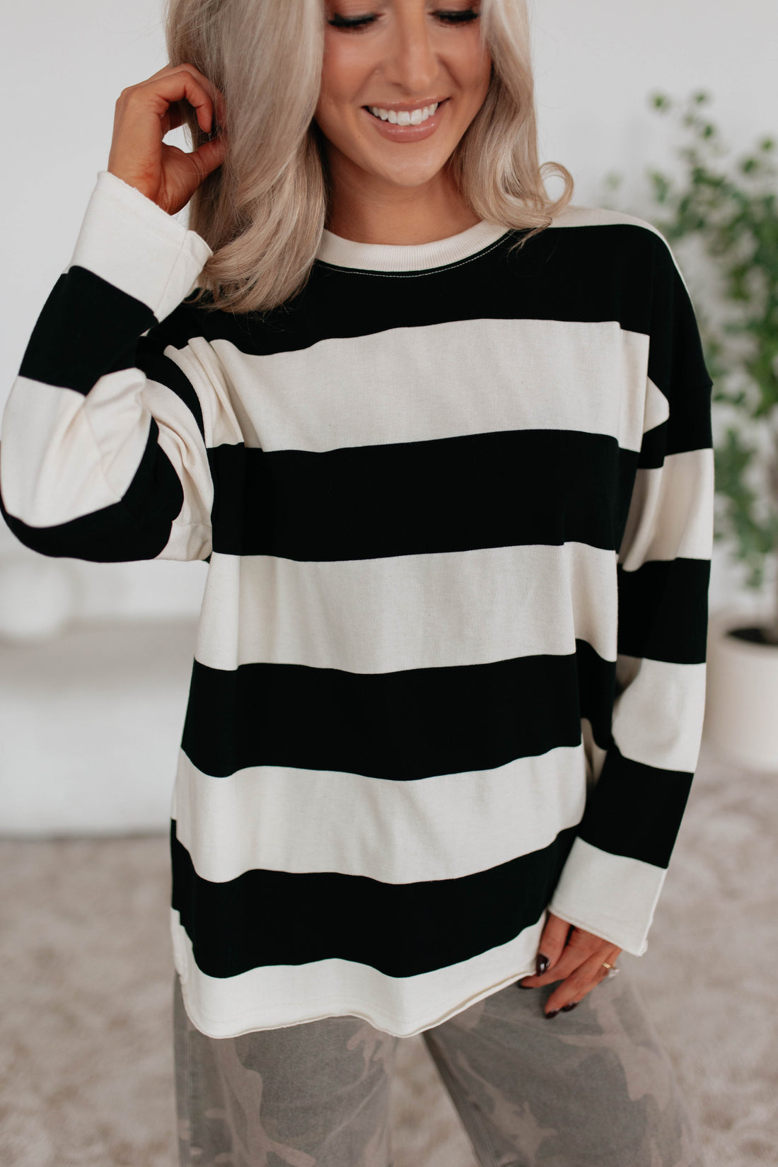Olympia Striped Top