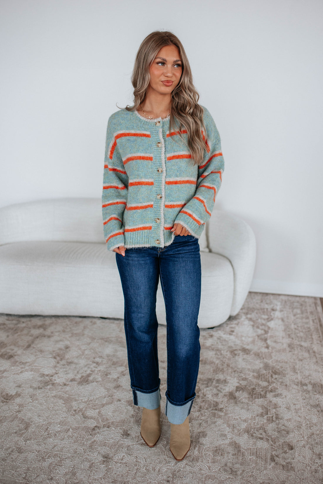 Andi Striped Cardigan