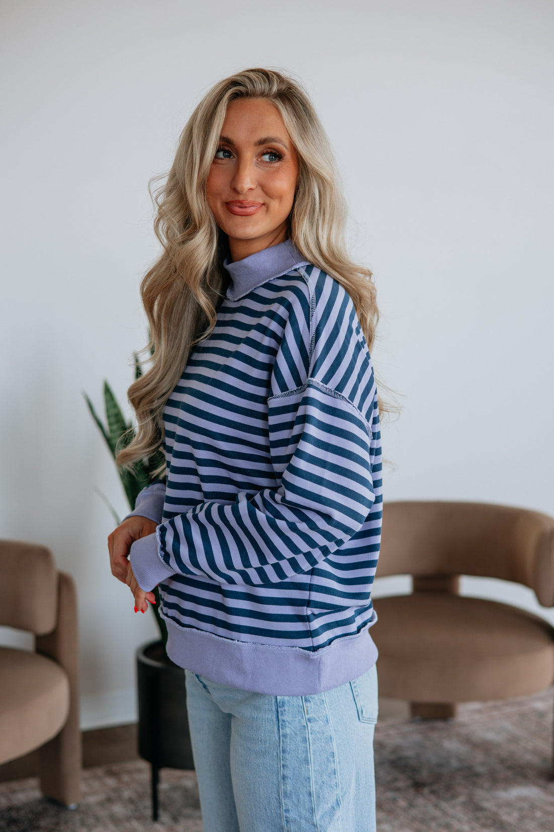 Casen Striped Top