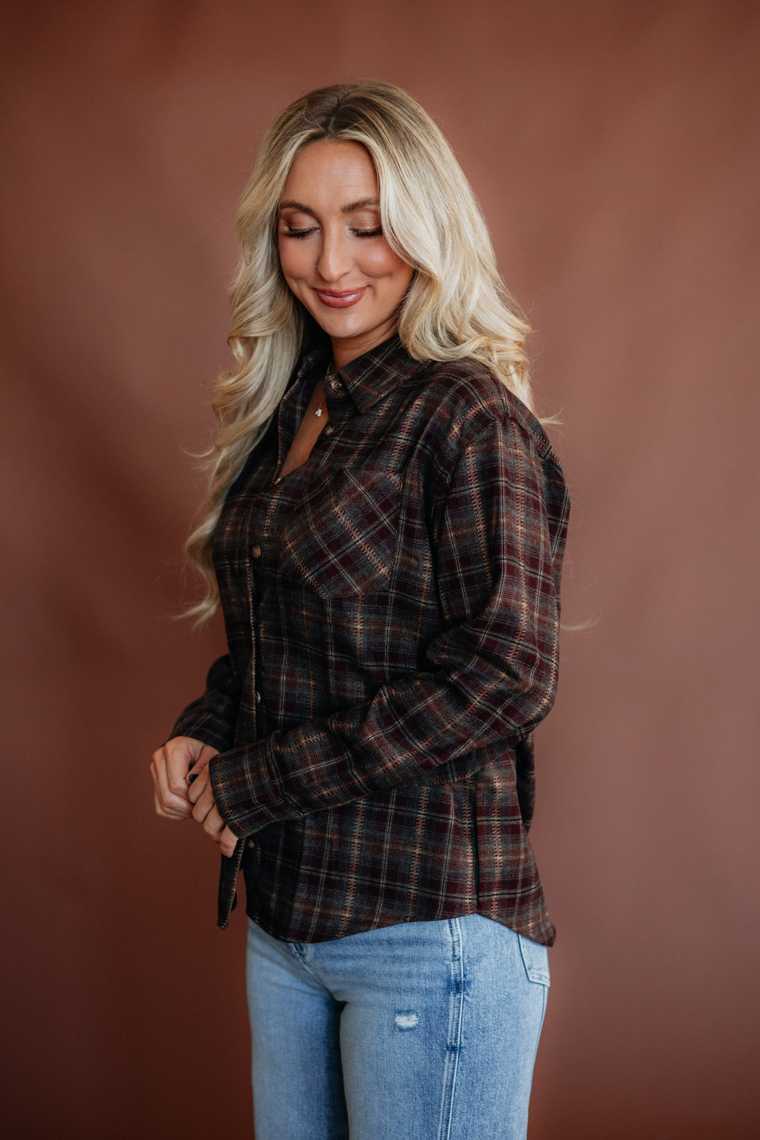 Kordell Flannel Top