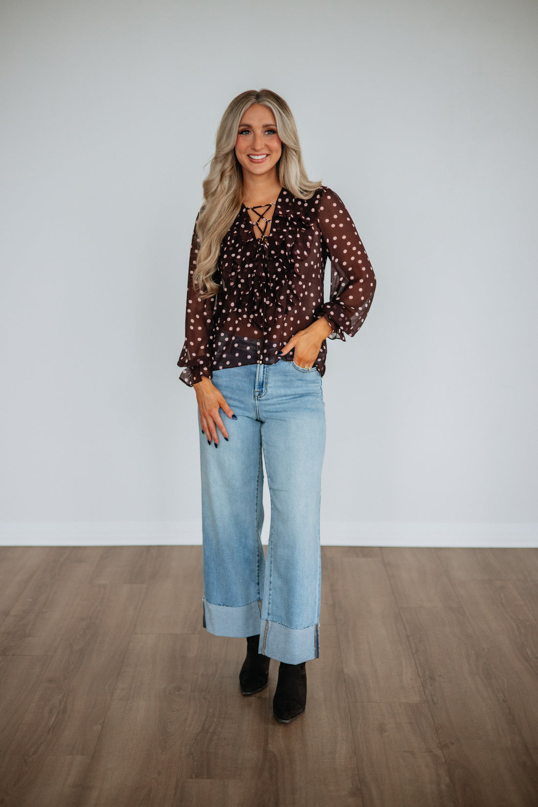 Robin Polka Dot Top