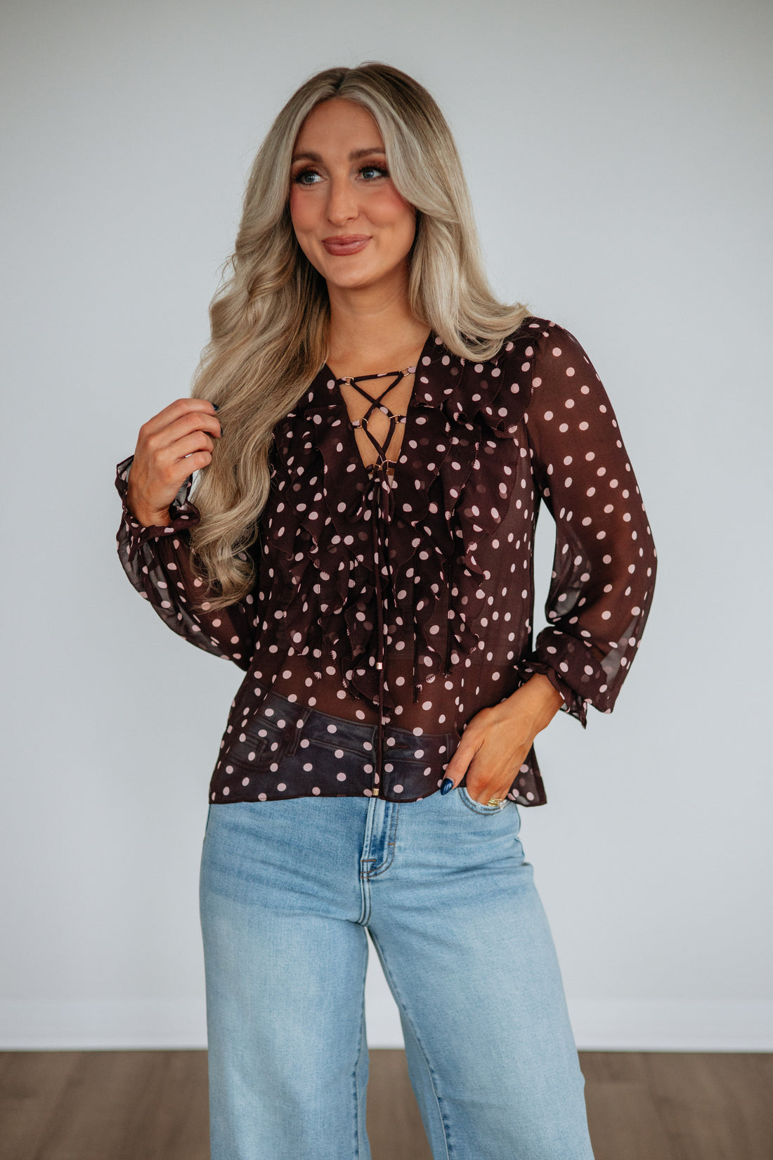 Robin Polka Dot Top