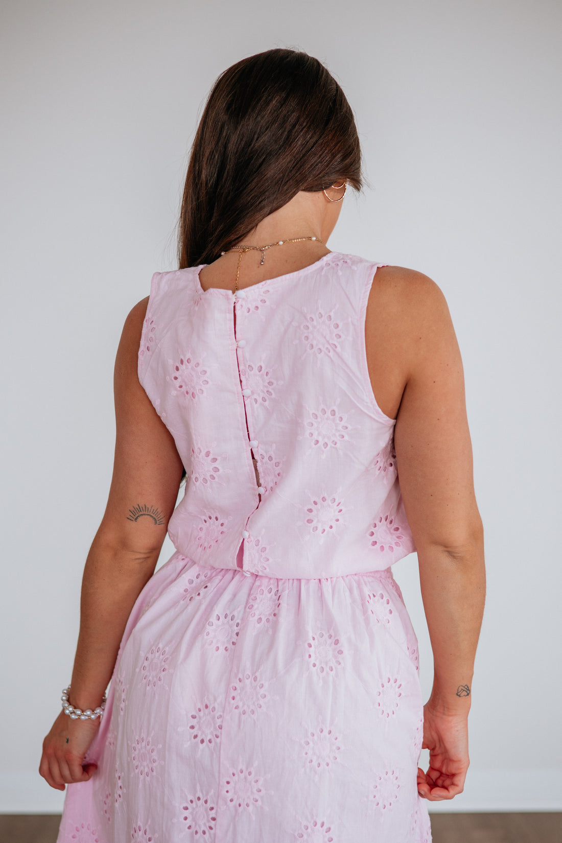 Eveline Eyelet Top