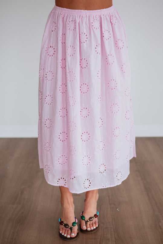 Eveline Eyelet Skirt