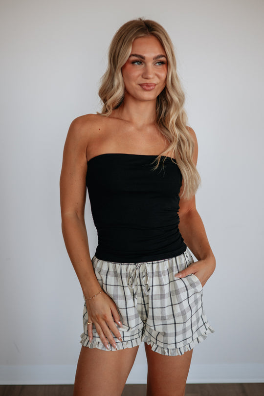 Maylan Plaid Shorts
