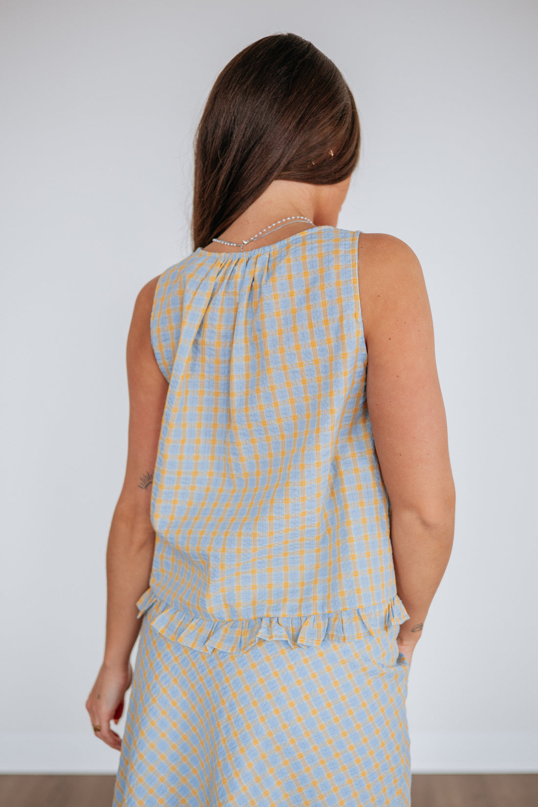 Jayci Gingham Top