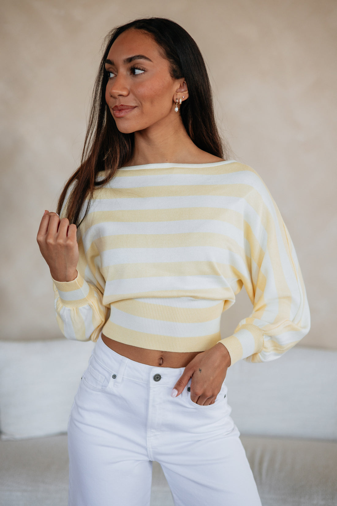 Evonne Striped Top