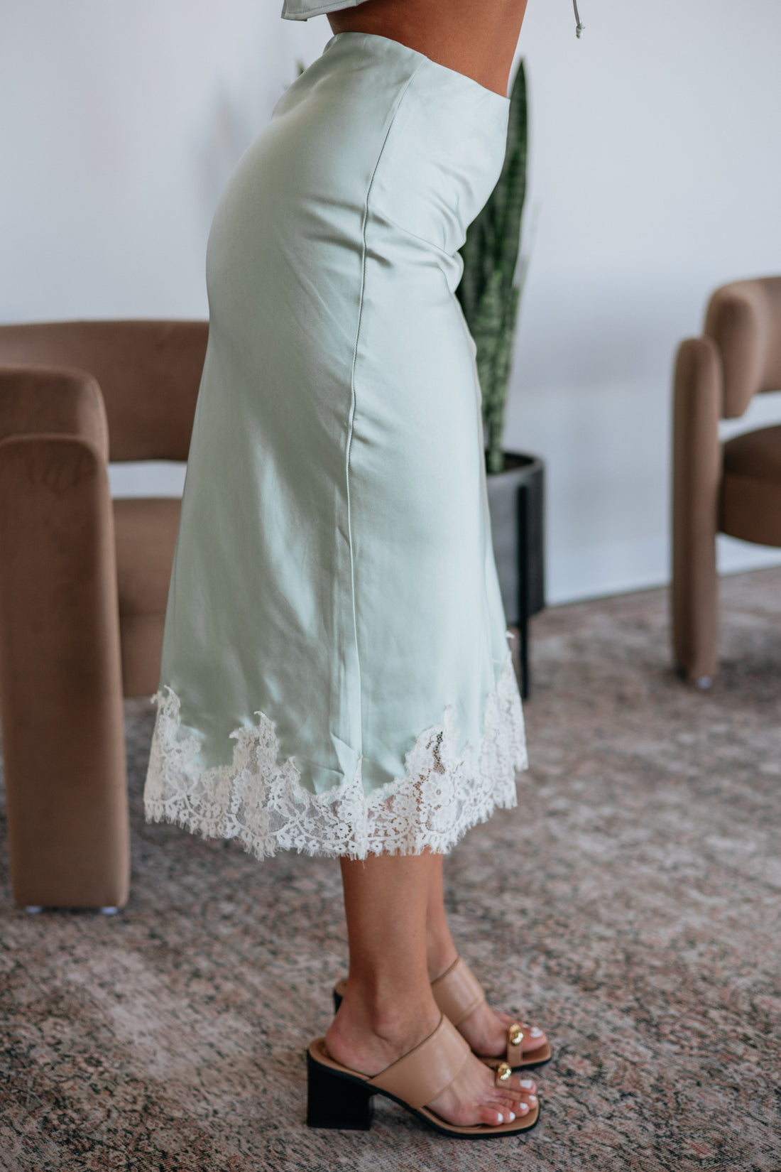Ellery Satin Skirt