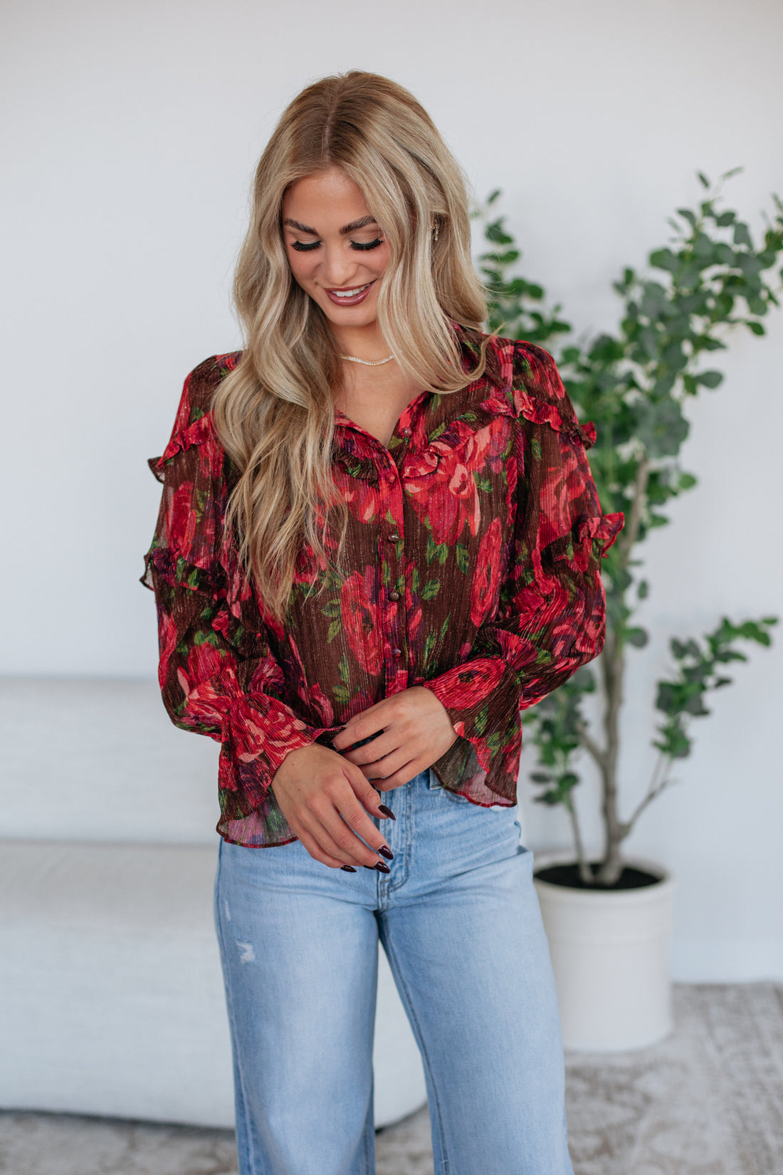 Raina Floral Blouse