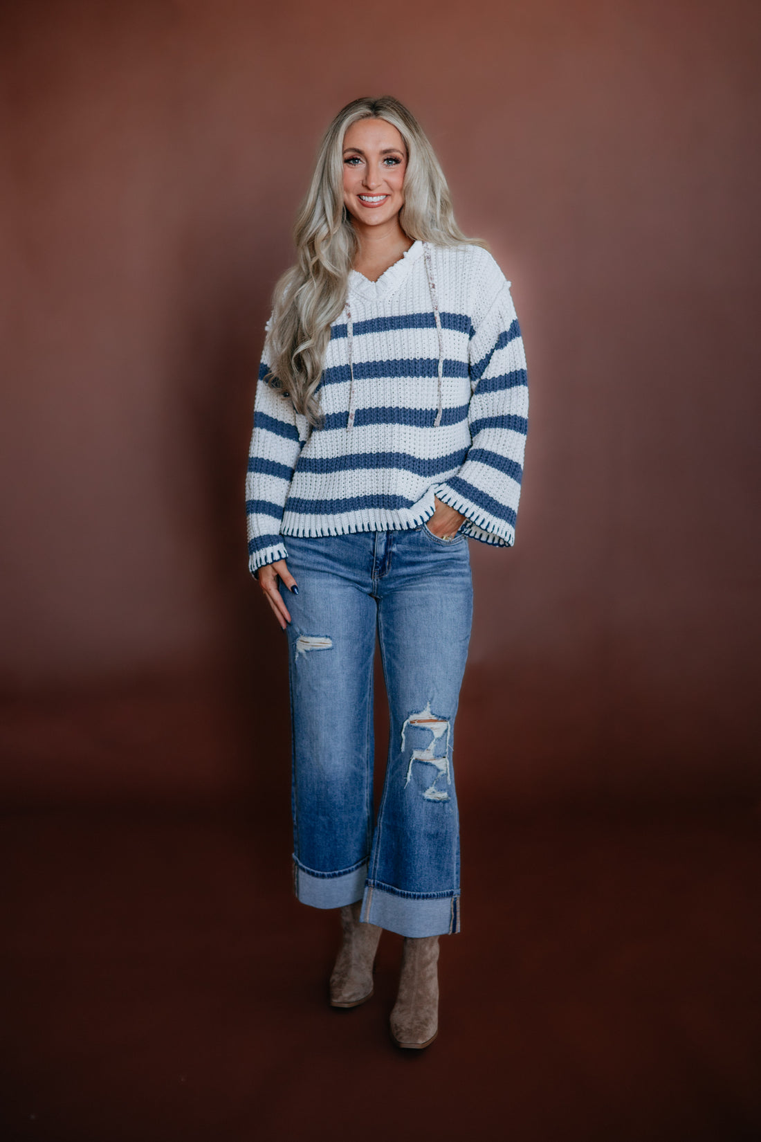Lansen Striped Sweater