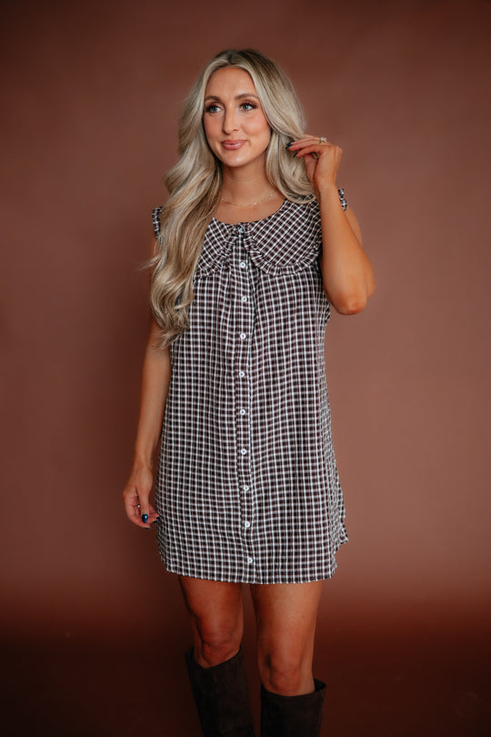 Clarise Gingham Dress
