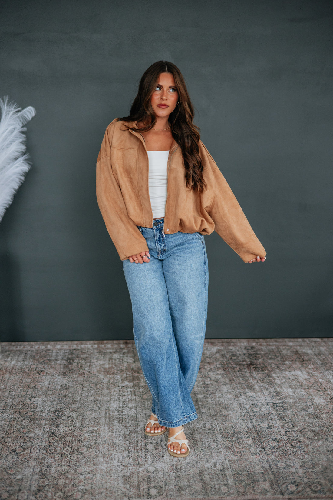 Nayla Suede Jacket