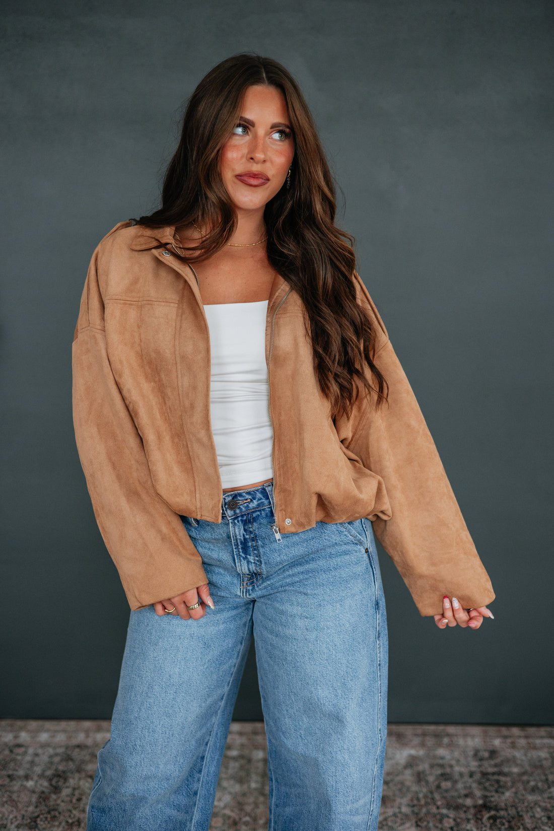 Nayla Suede Jacket