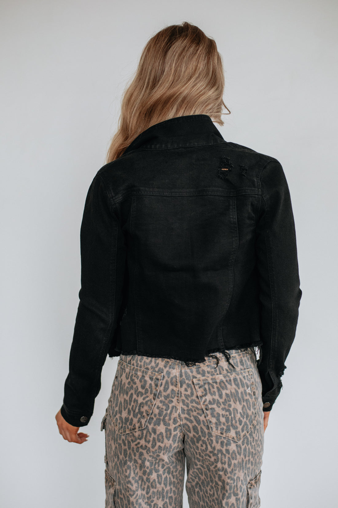 Gemma Risen Denim Jacket - Vintage Black