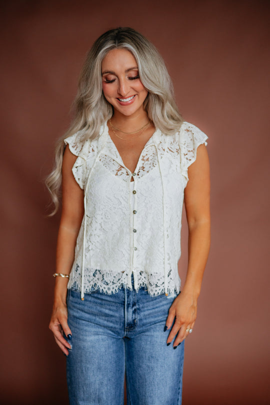 Malerie Lace Top