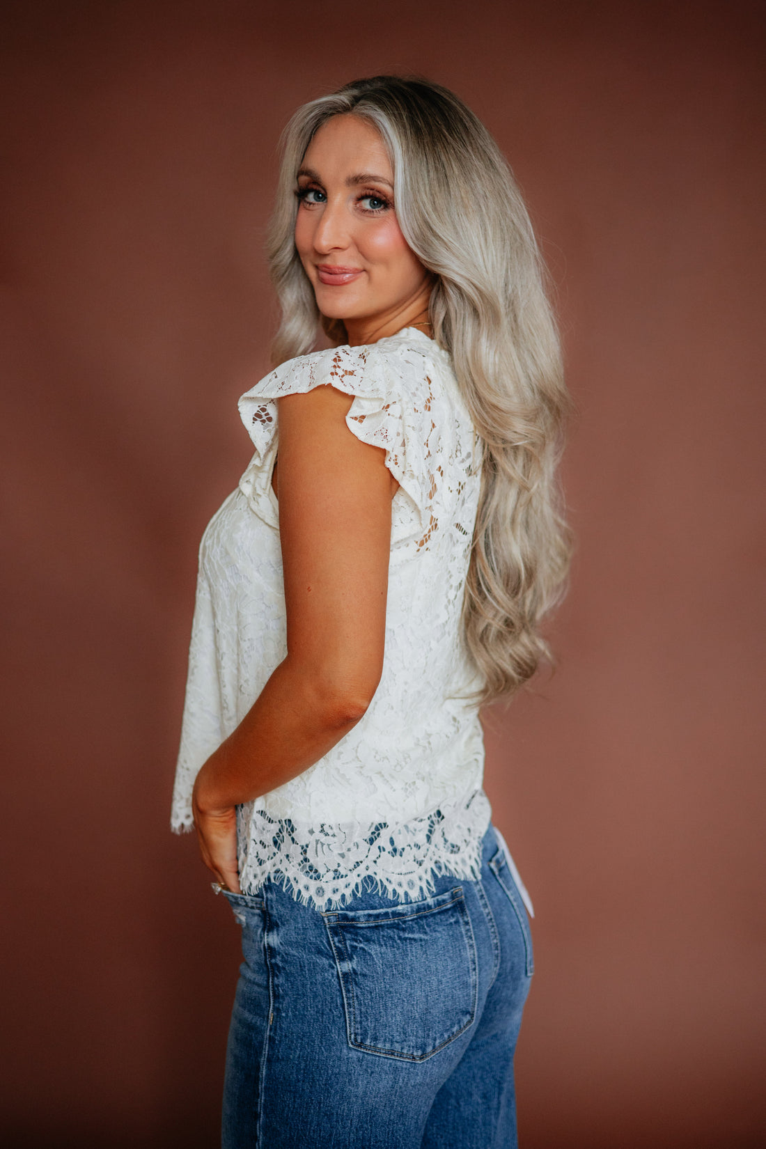 Malerie Lace Top