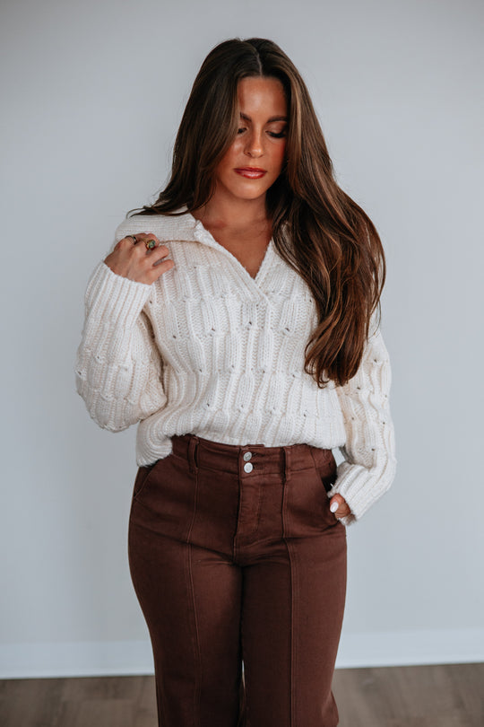 Committed To Cozy Sweater
