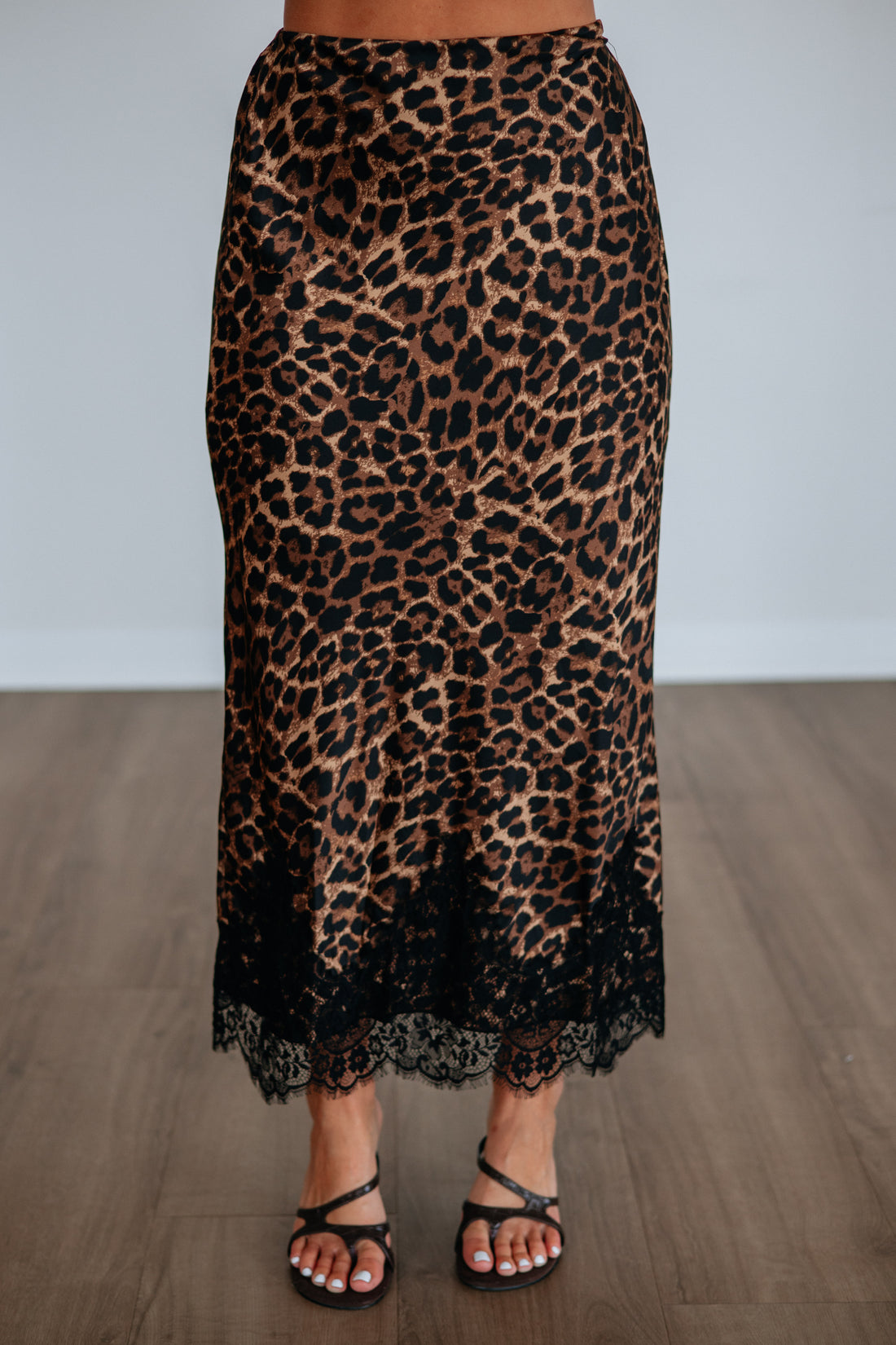 Vessie Leopard Skirt