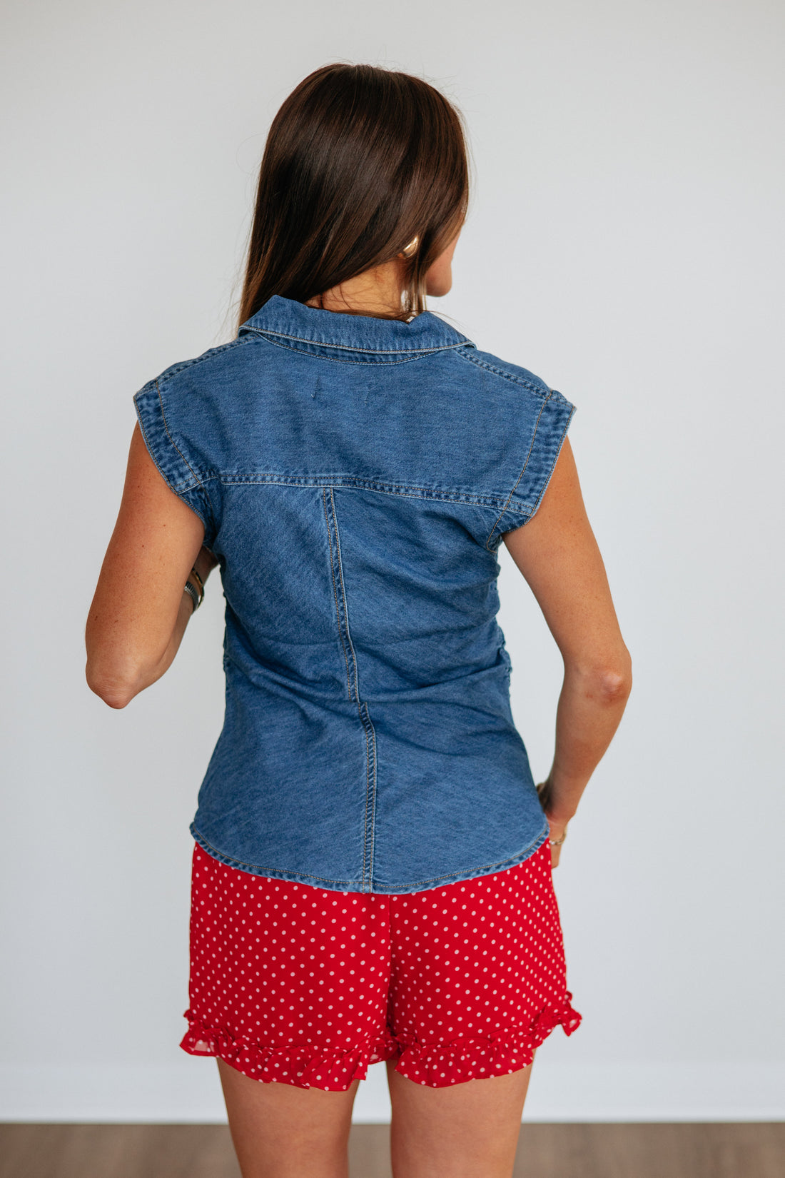 Mikella Risen Denim Top