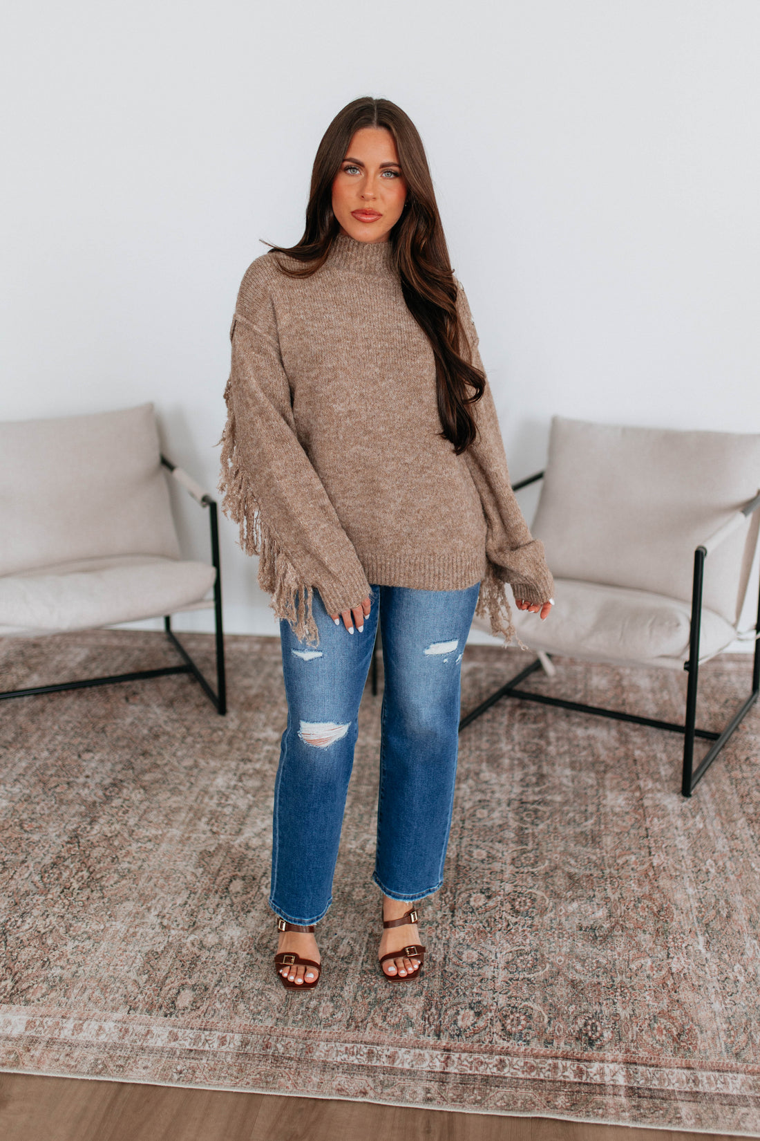 Tawnya Fringe Sweater