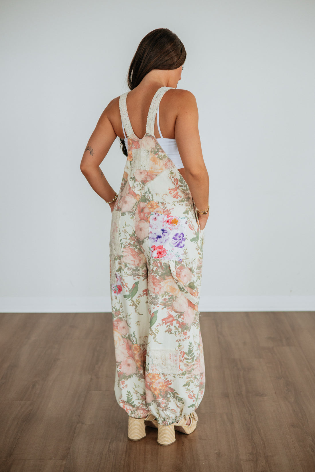 Shaylah Floral Overalls