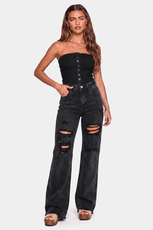 Georgia Risen Jeans - Vintage Black