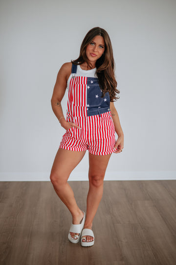 Freedom & Grace Short Overalls
