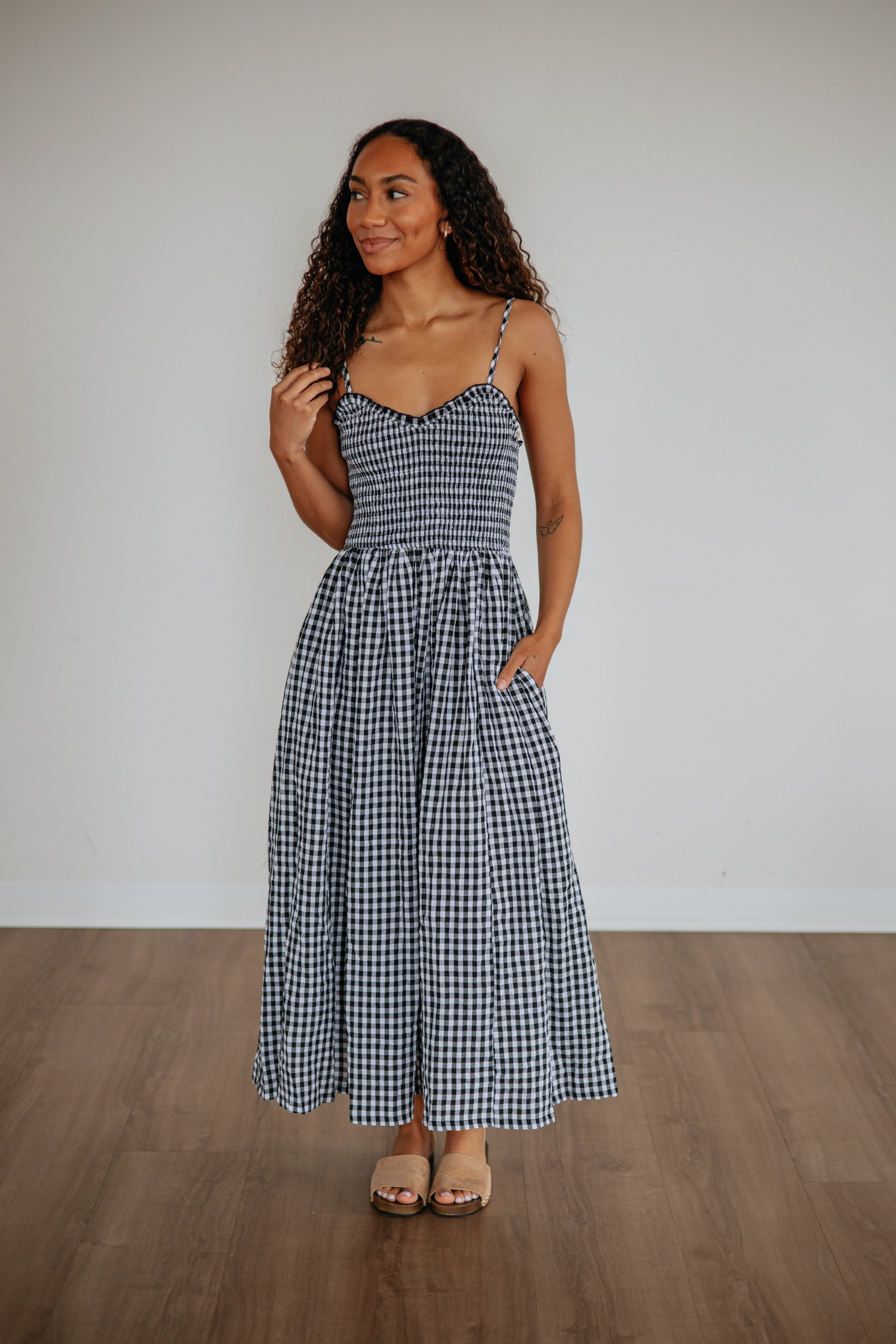 Krystina Gingham Dress