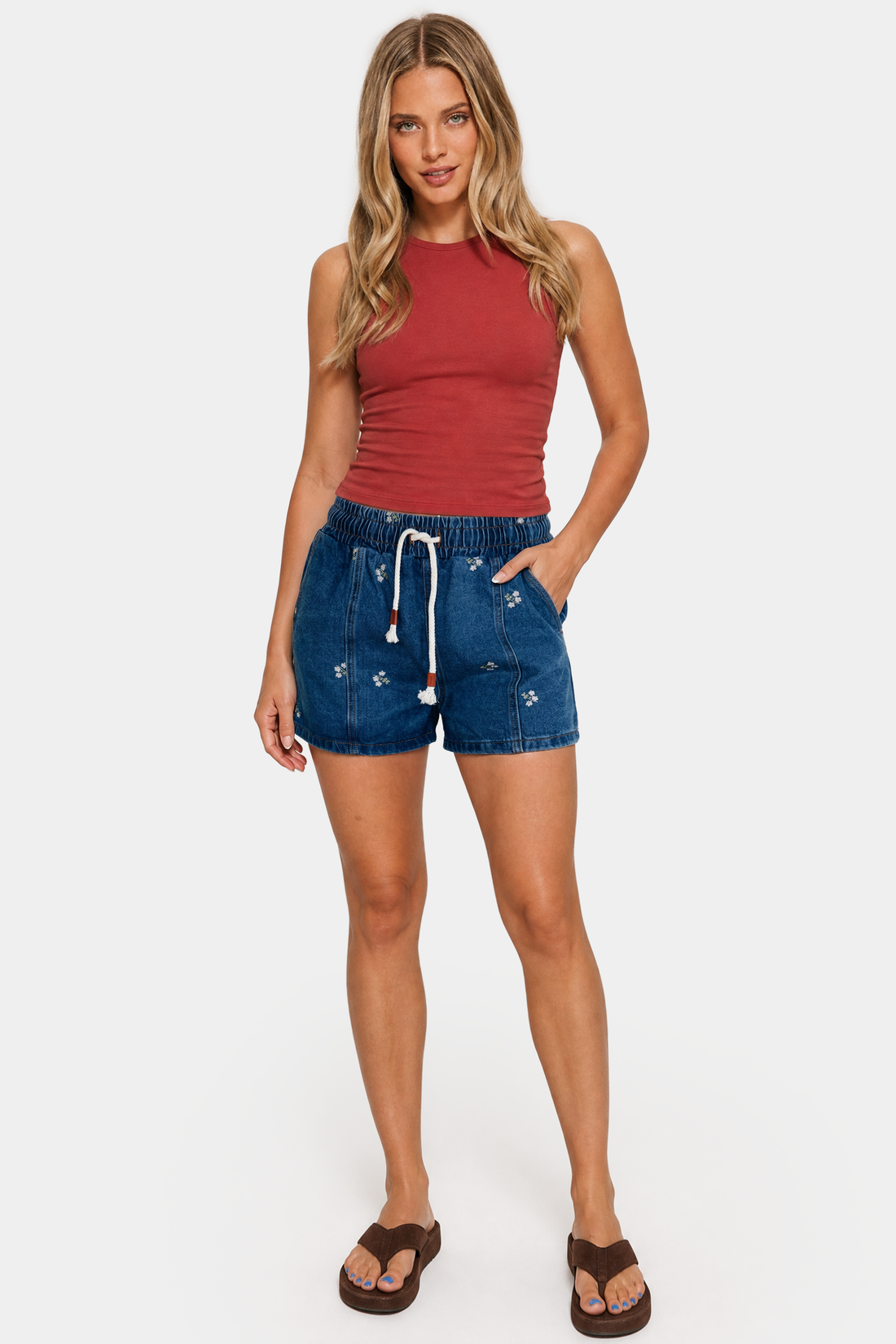 Aliana Denim Shorts