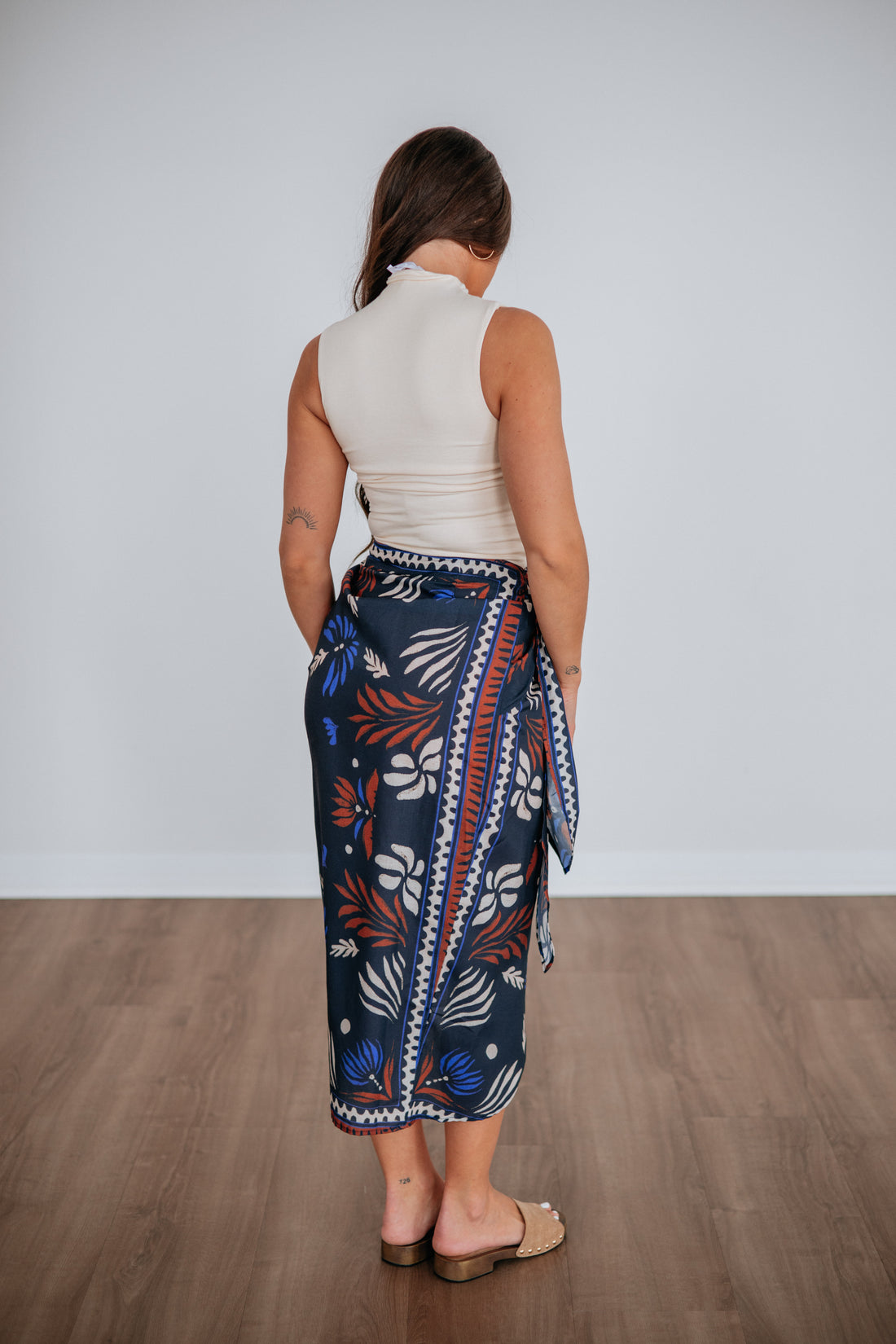 Botanical Breeze Wrap Skirt