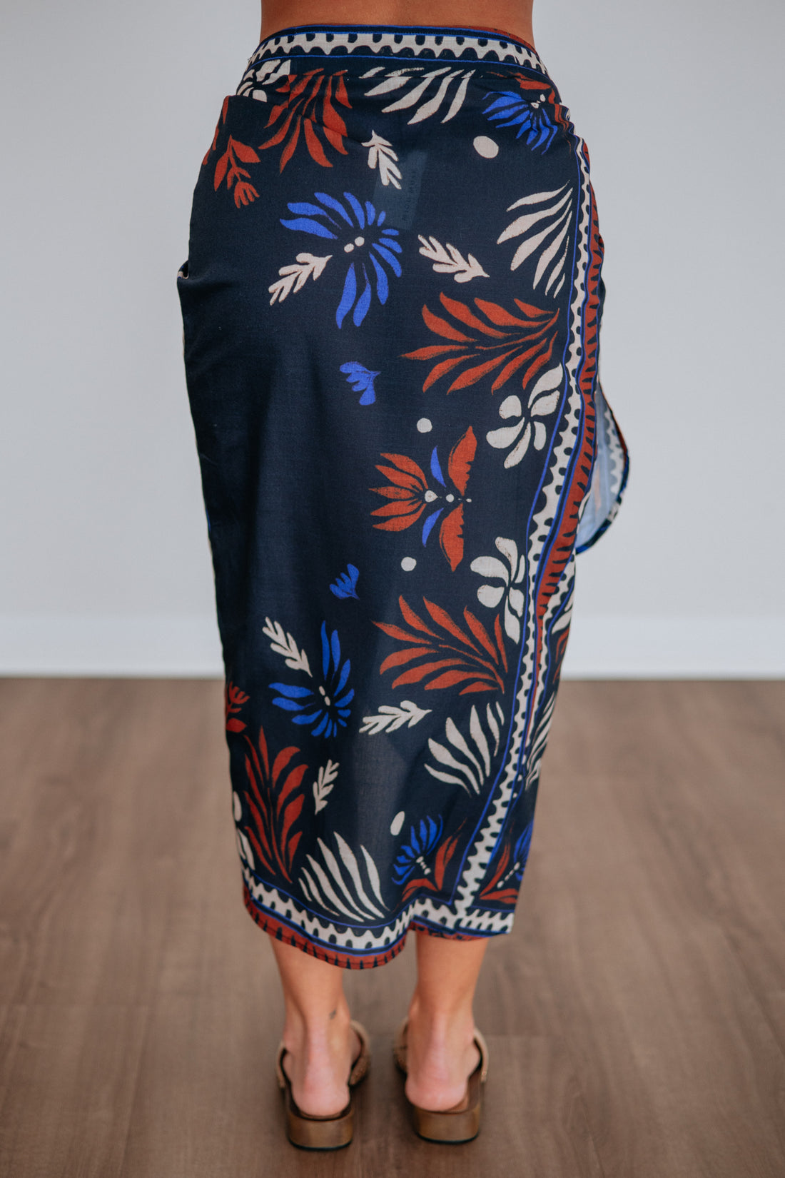 Botanical Breeze Wrap Skirt