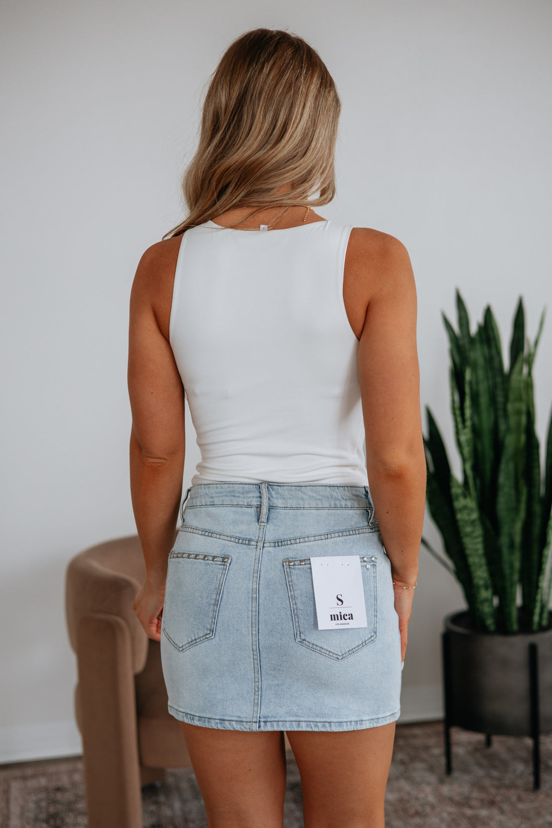 Vivien Mica Denim Skirt