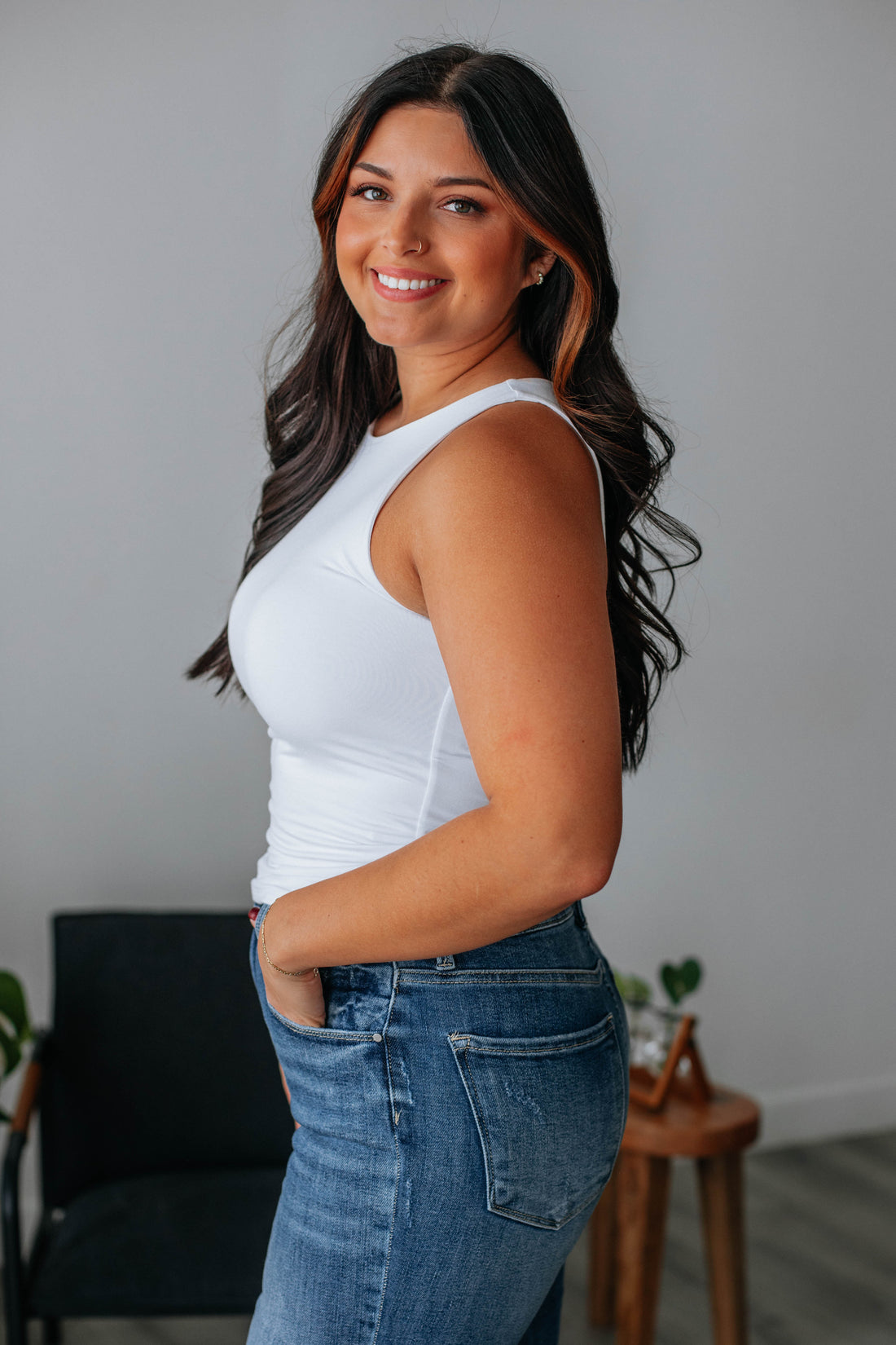 Ariel Basic Tank - Ivory