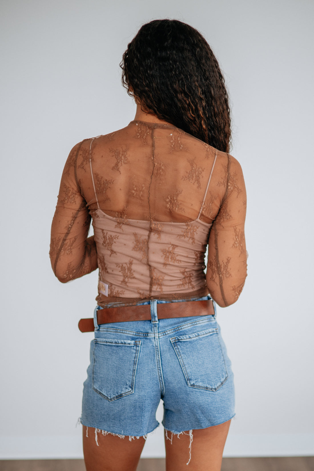 Asa Lace Top - Mocha